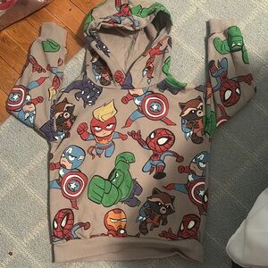 Kids Superhero Graphic Hoodie H&M sz 6